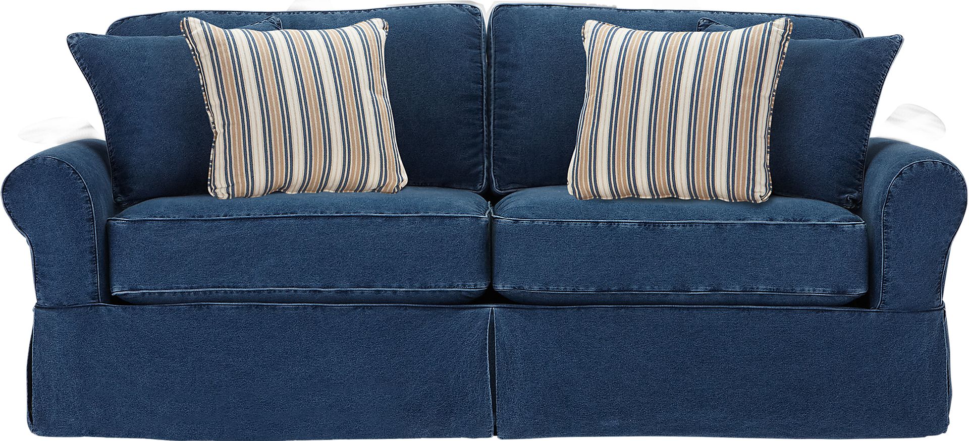 Cindy Crawford Home Beachside Blue Denim Sleeper - Image 1