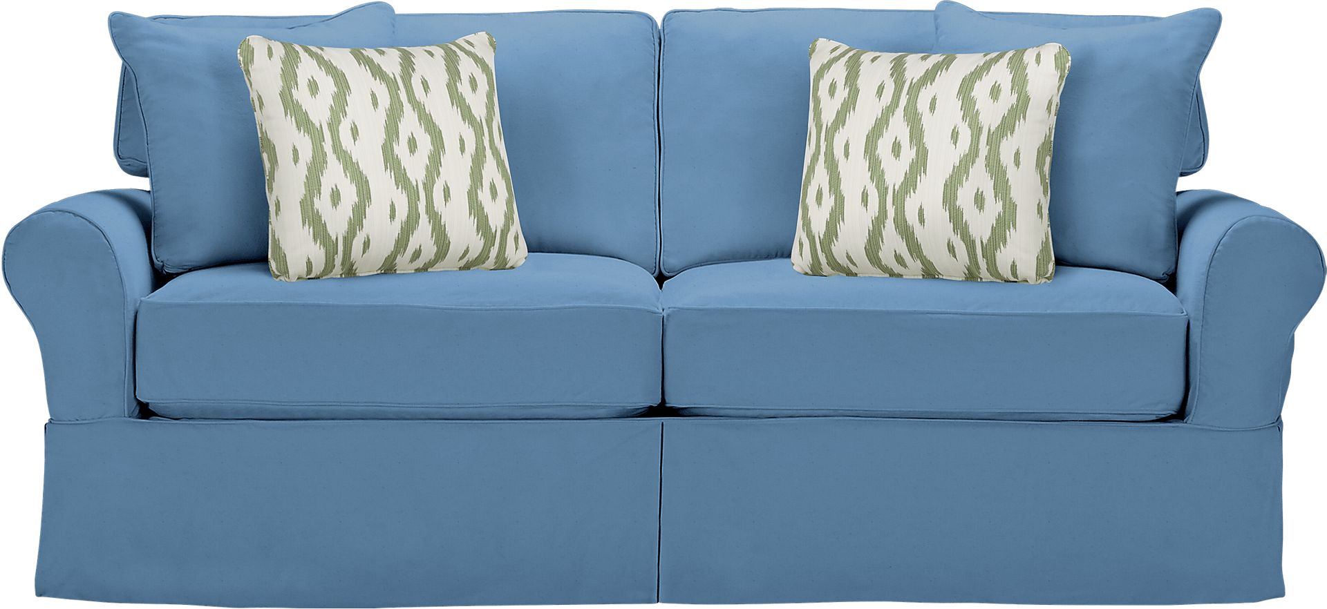 Cindy Crawford Home Beachside Blue Sofa - Image 1