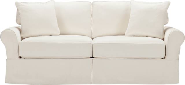 Beachside Natural Denim Sleeper Slipcover - Thumbnail - Image 1