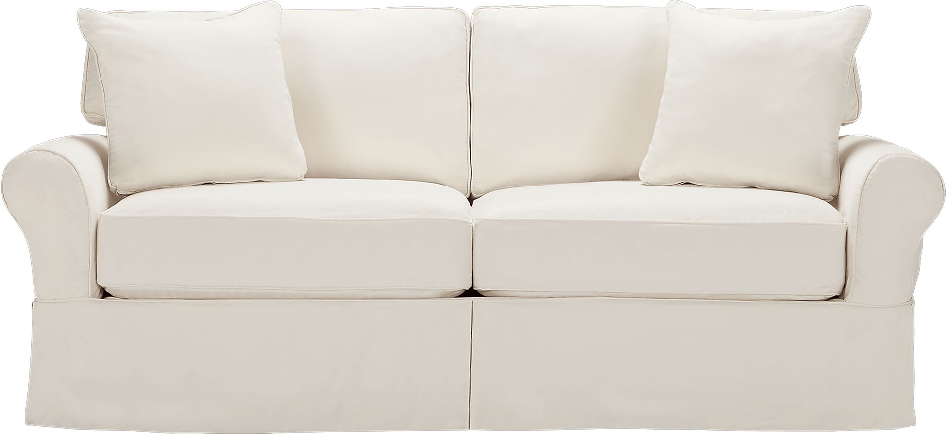 Beachside Natural Denim Sleeper Slipcover - Image 1