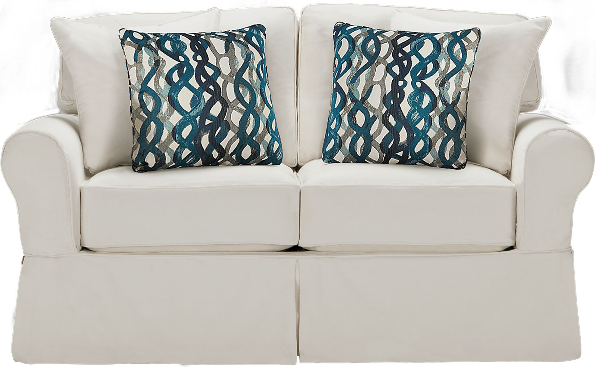 Cindy Crawford Home Beachside Natural Loveseat - Image 1
