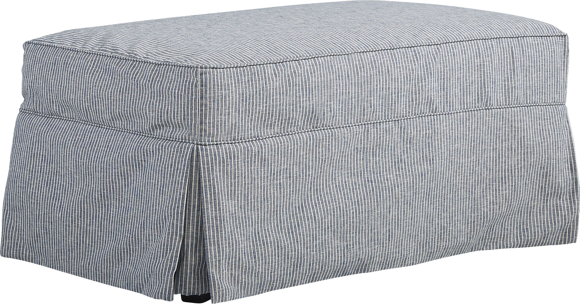 Cindy Crawford Beachside Walk Blue Cotton Fabric Sofa - Rooms To Go