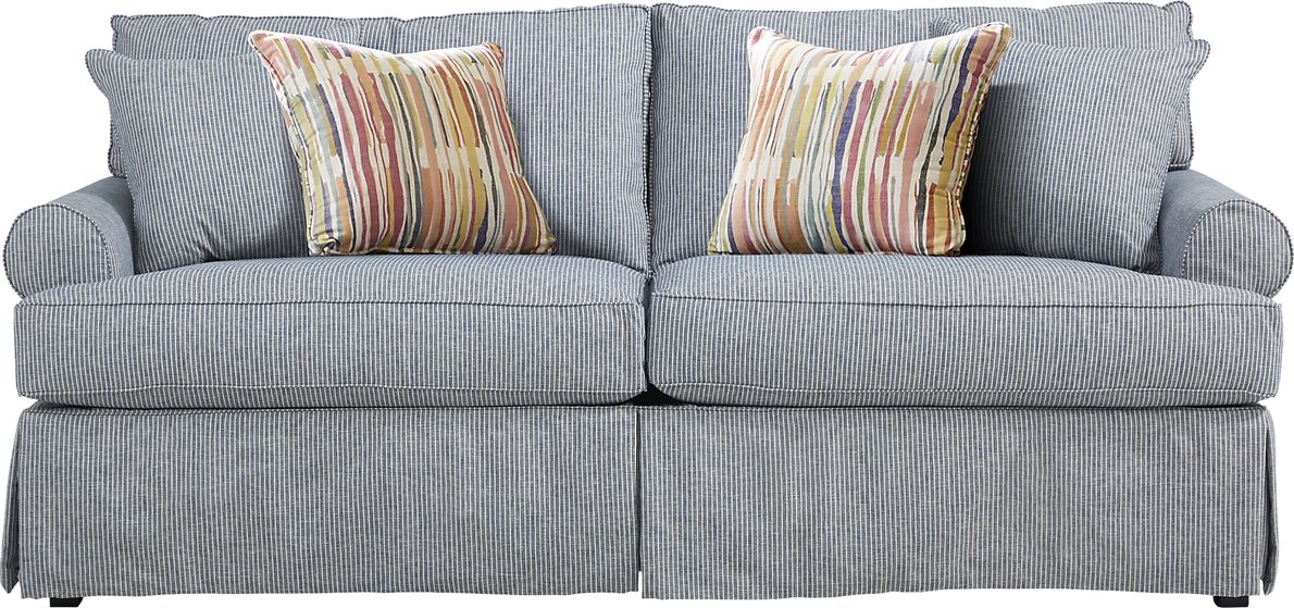 Denim sleeper deals sofa