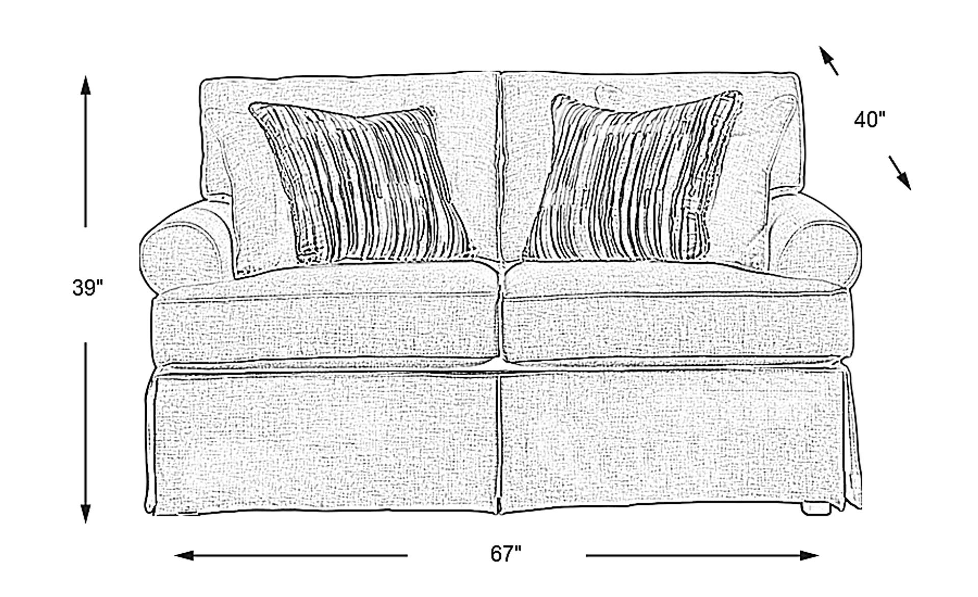 Dimension Image. Please refer to the Dimension Tab on this page for dimension details.