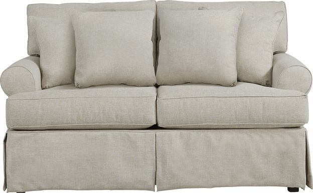 Beachside Walk Linen Loveseat