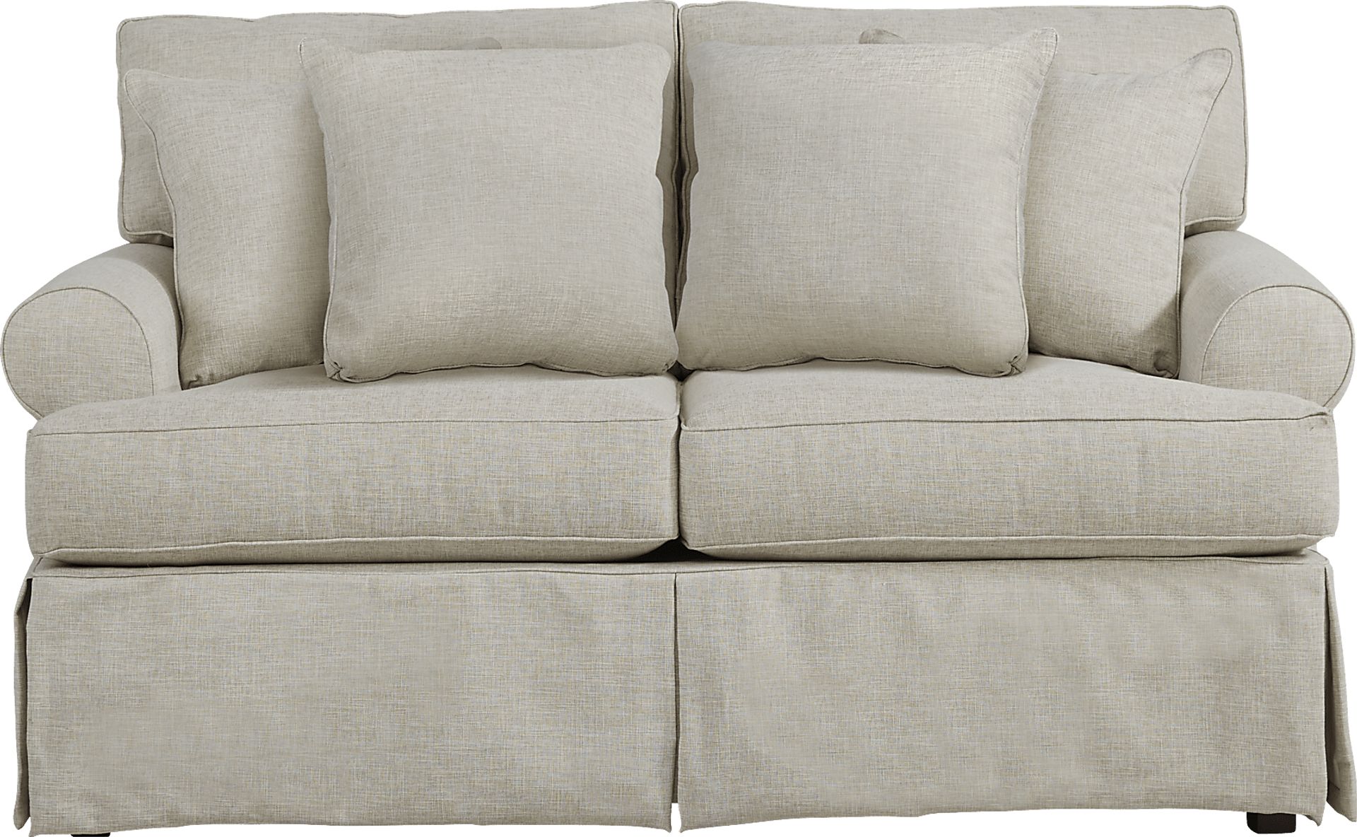 Beachside Walk Linen Loveseat - Image 1