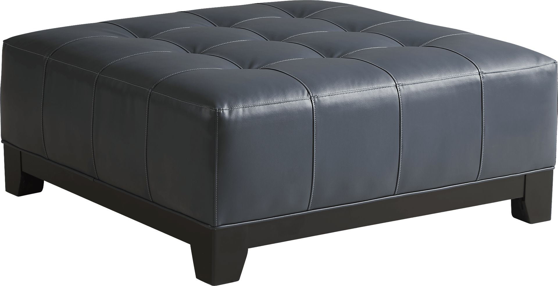 Bedford Park Blue Cocktail Ottoman - Image 1