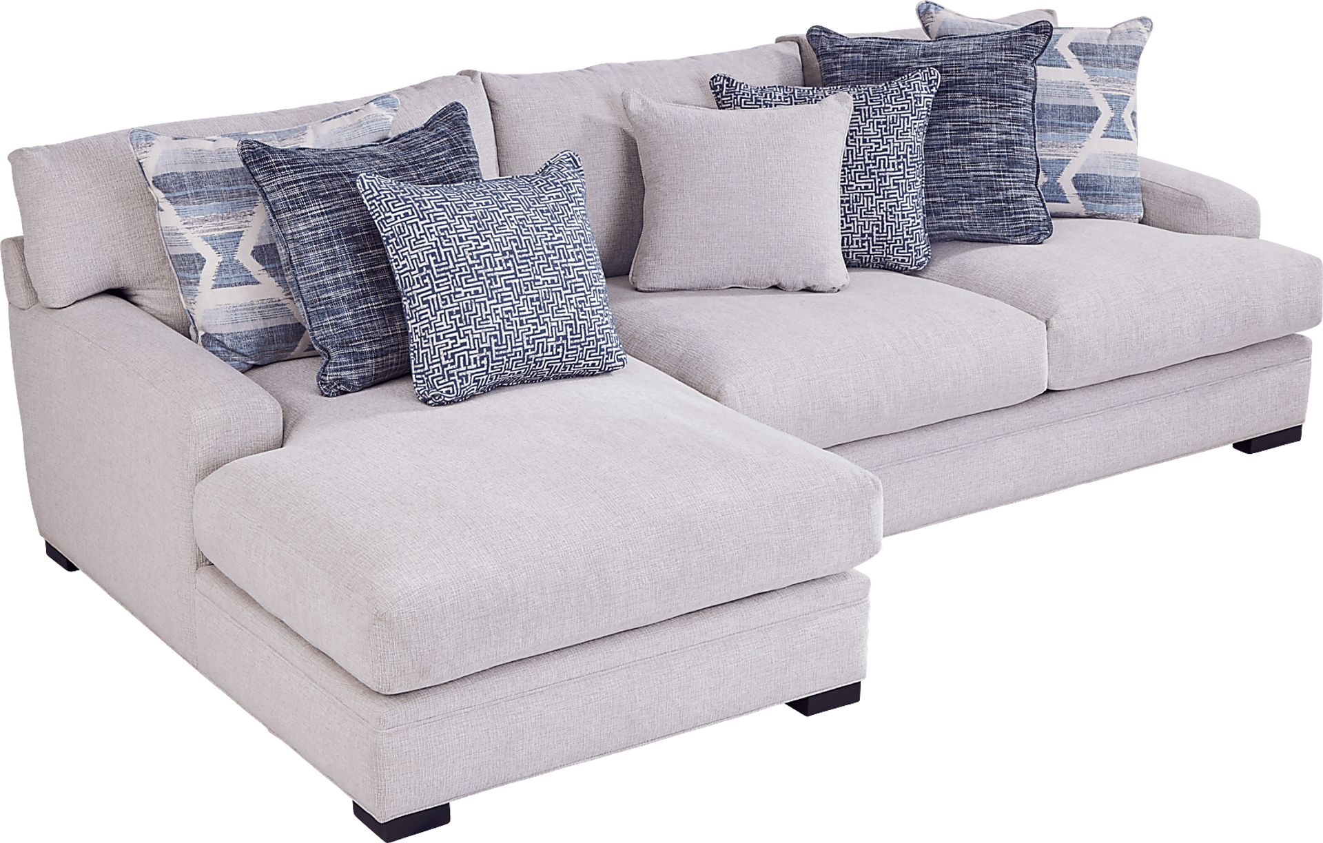Bedford Park Ivory 2 Pc Sectional - Image 3
