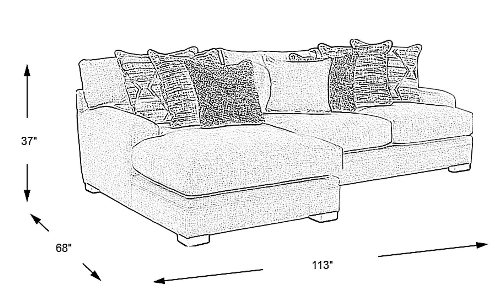 Dimension Image. Please refer to the Dimension Tab on this page for dimension details.