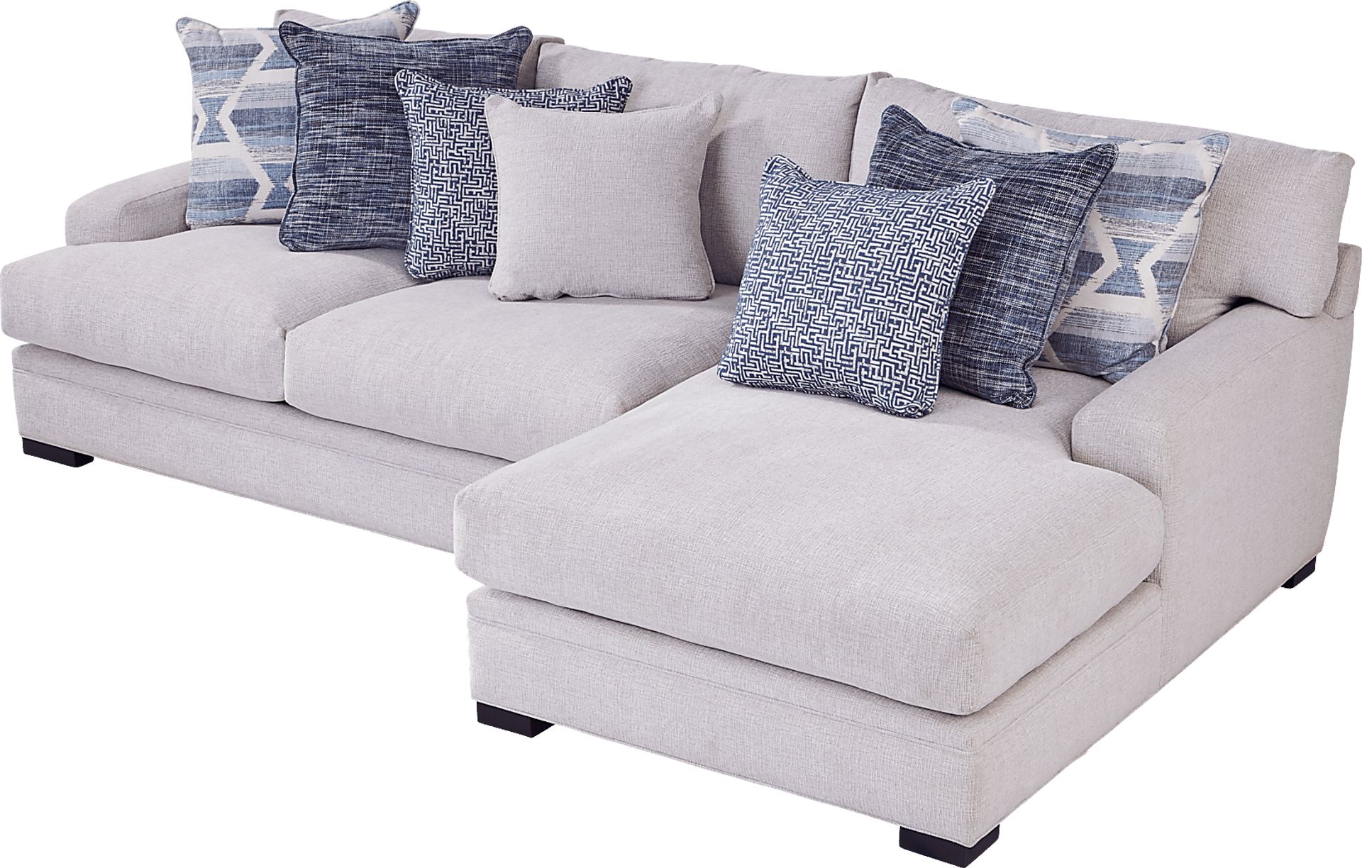 Bedford Park Ivory 2 Pc Sectional - Image 3