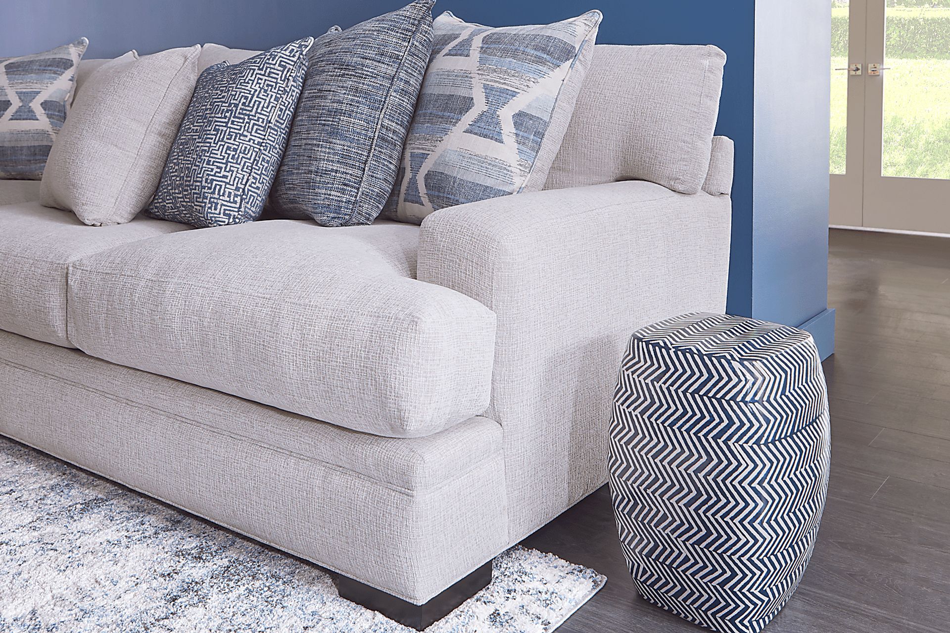 Bedford Park Ivory 2 Pc Sectional - Image 4