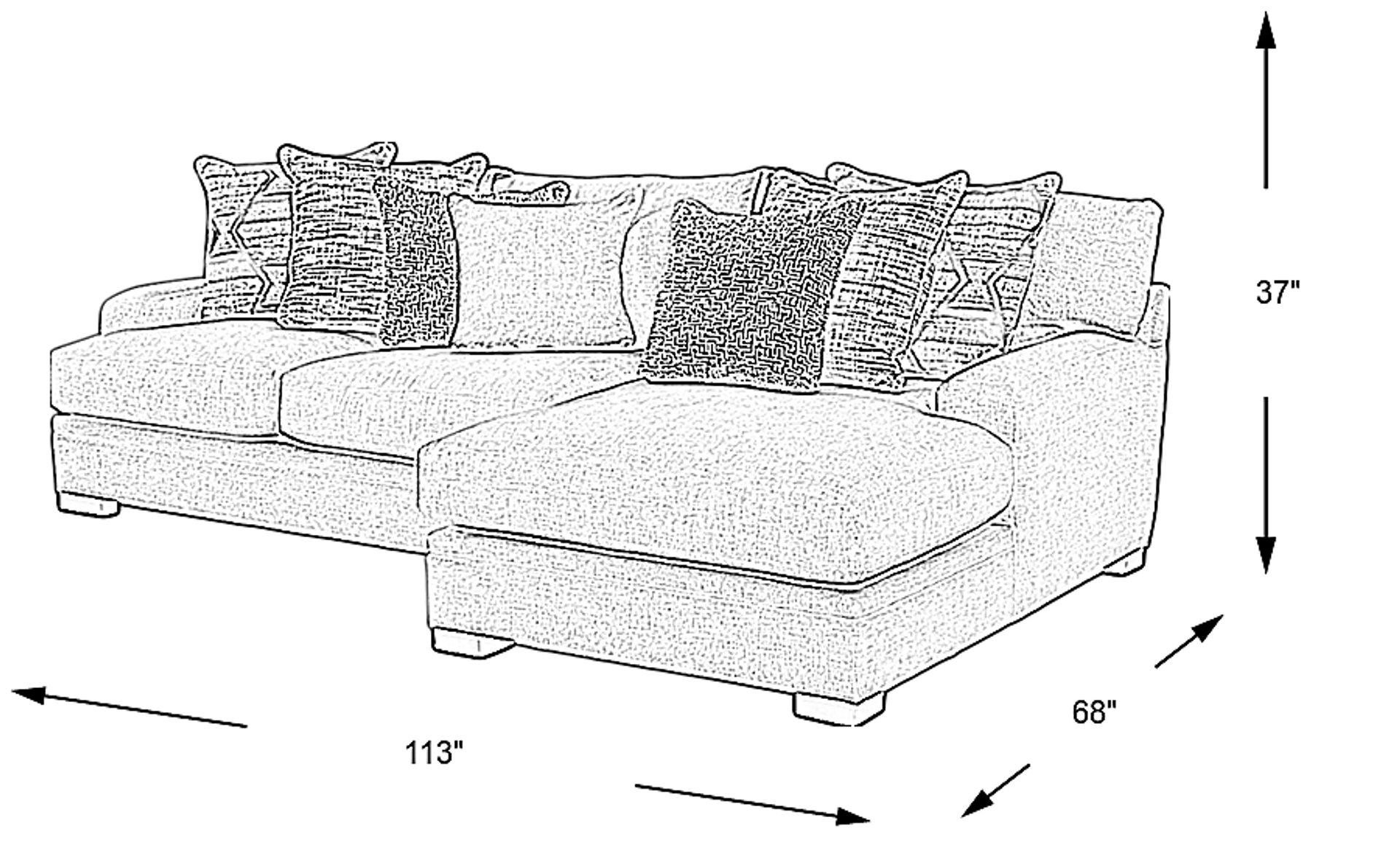 Dimension Image. Please refer to the Dimension Tab on this page for dimension details.