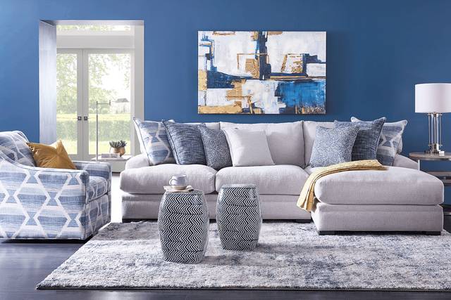 Bedford Park Ivory 2 Pc Sectional - Thumbnail - Image 2