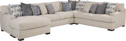 3 pc left arm chaise sectional