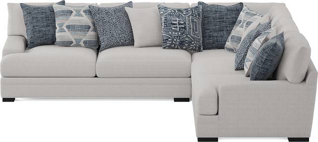 Bedford Park Ivory 6 Pc Sectional Living Room - Thumbnail - Image 3