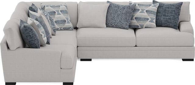 Bedford Park Ivory 6 Pc Sectional Living Room - Thumbnail - Image 5