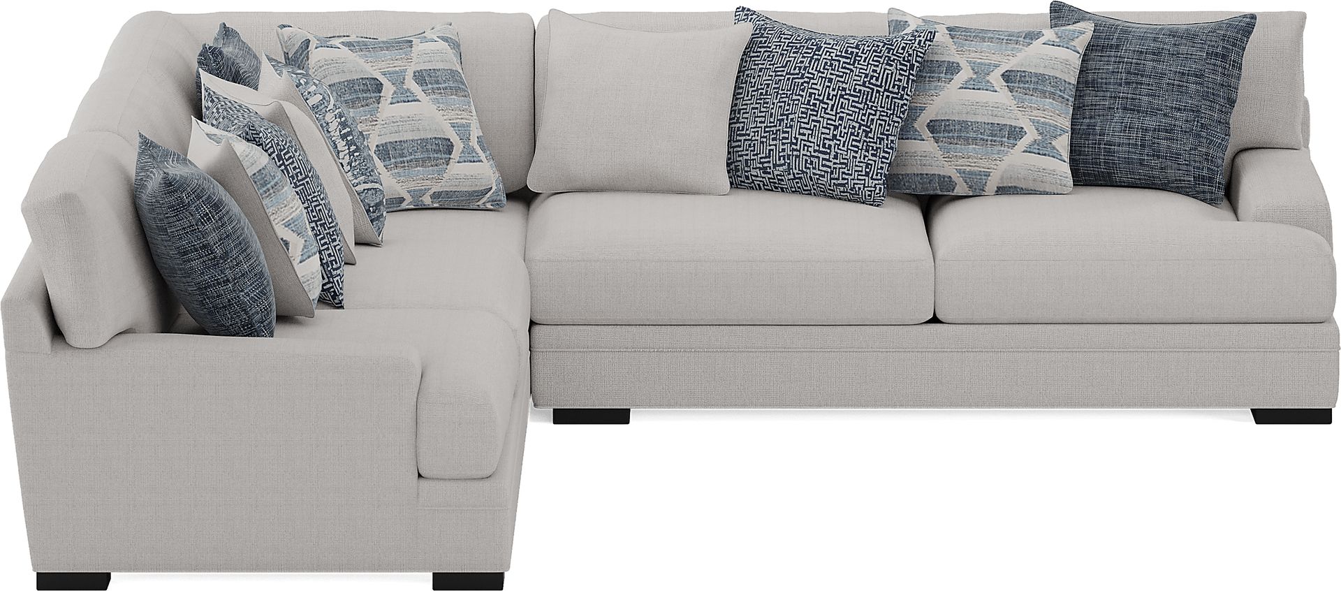 Bedford Park Ivory 3 Pc Sectional - Image 5