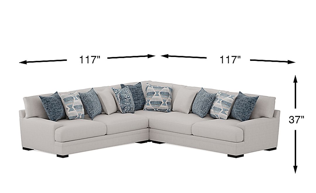 Bedford Park 3 Pc Sectional