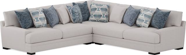 Bedford Park Ivory 3 Pc Sectional - Thumbnail - Image 1