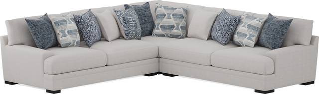 Bedford Park Ivory 6 Pc Sectional Living Room - Thumbnail - Image 2