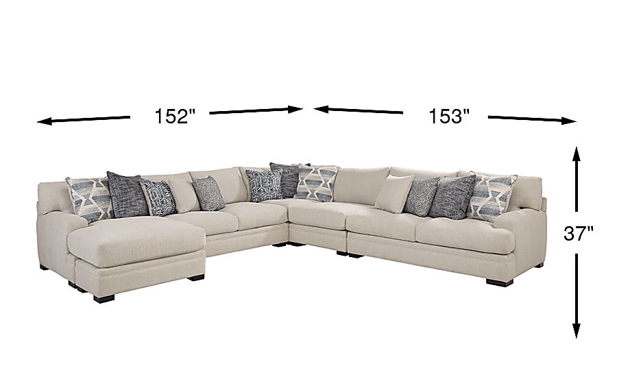 Bedford Park 4 Pc Sectional with Chaise - Thumbnail 3