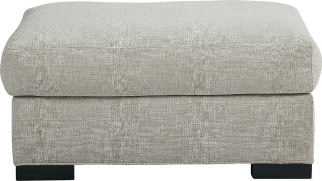 Bedford Park Ivory Ottoman - Thumbnail - Image 2