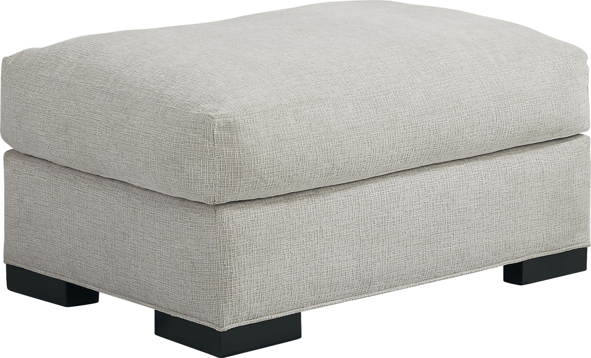 Bedford Park Ivory Ottoman - Image 1