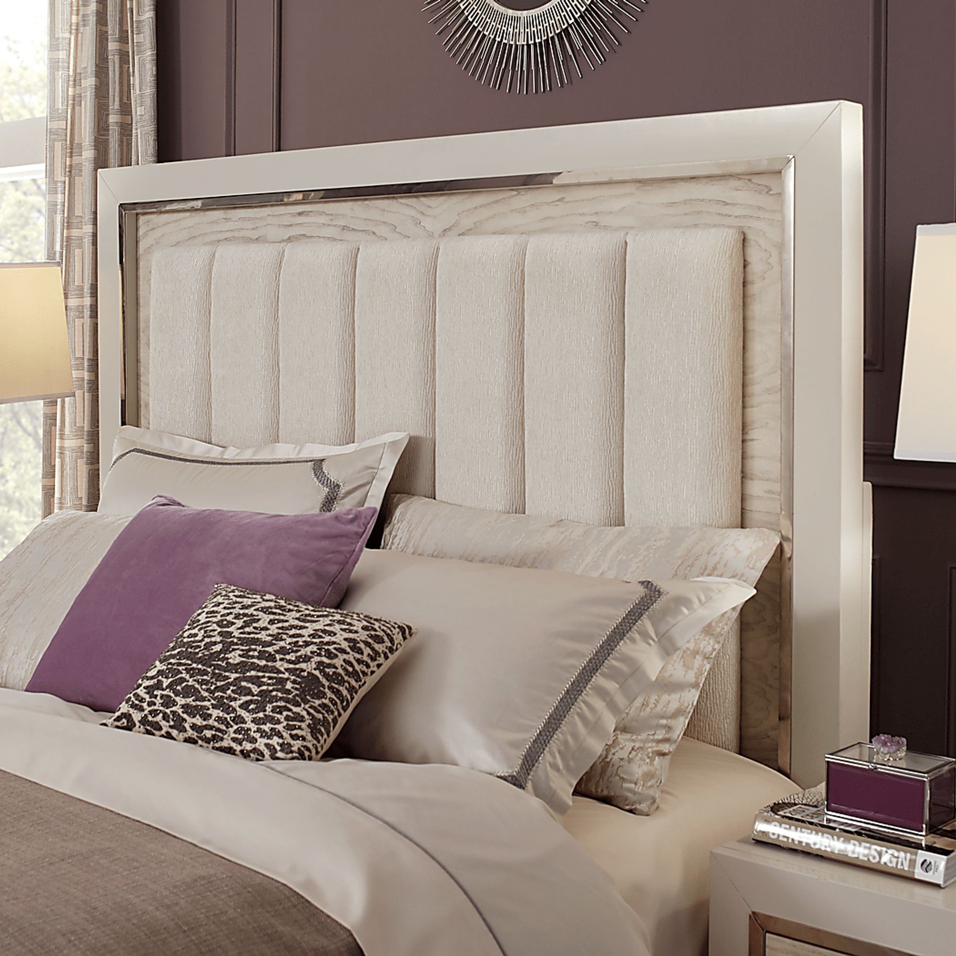 Cindy Crawford Home Bel Air Ivory 5 Pc King Panel Bedroom - Image 3