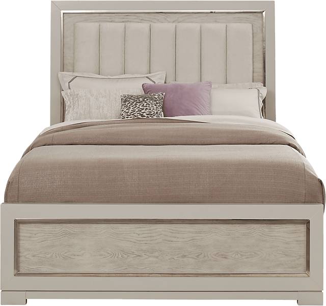 Cindy Crawford Home Bel Air Ivory 5 Pc Queen Panel Bedroom - Thumbnail - Image 2