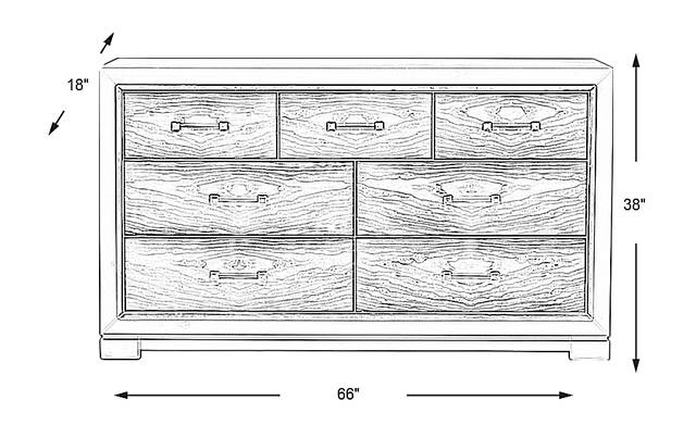 Dimension Image. Please refer to the Dimension Tab on this page for dimension details.