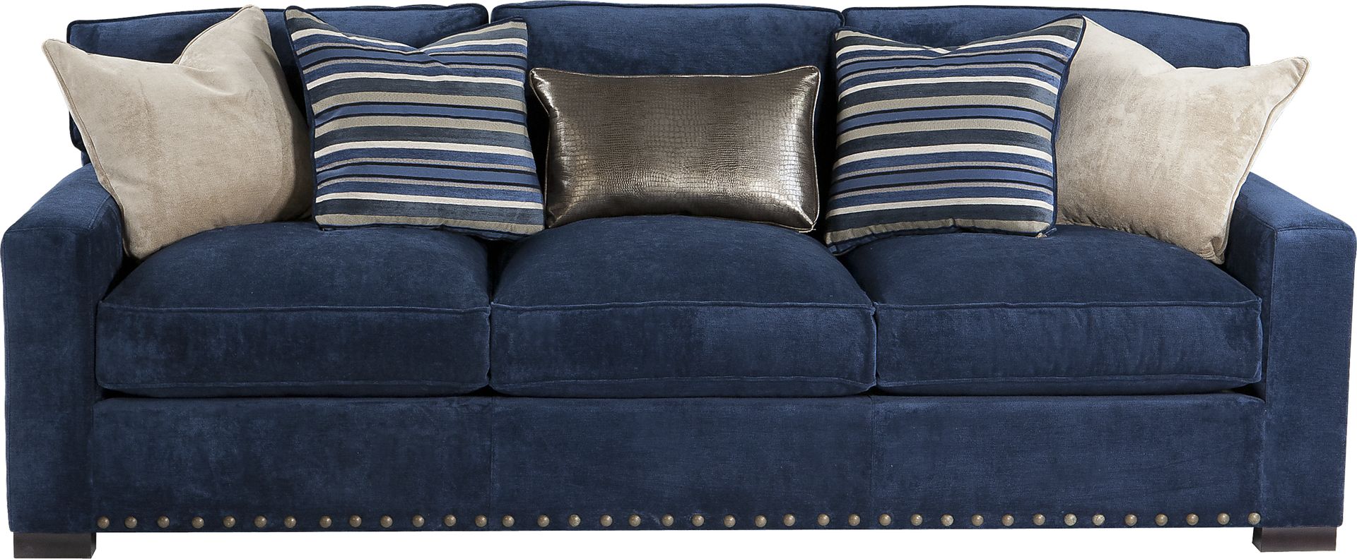 Cindy Crawford Home Bella Royale Sapphire Sleeper - Image 1