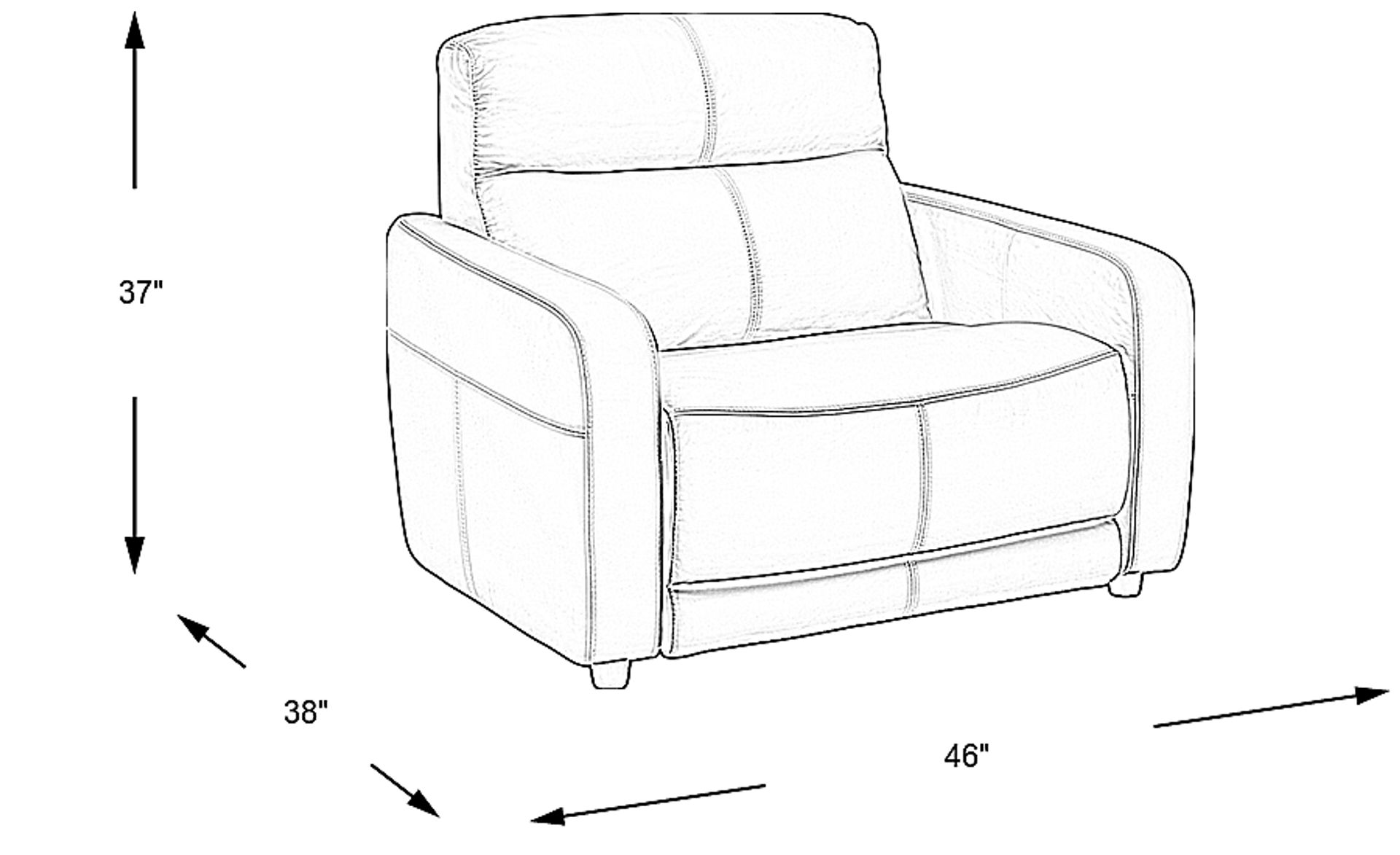 Dimension Image. Please refer to the Dimension Tab on this page for dimension details.
