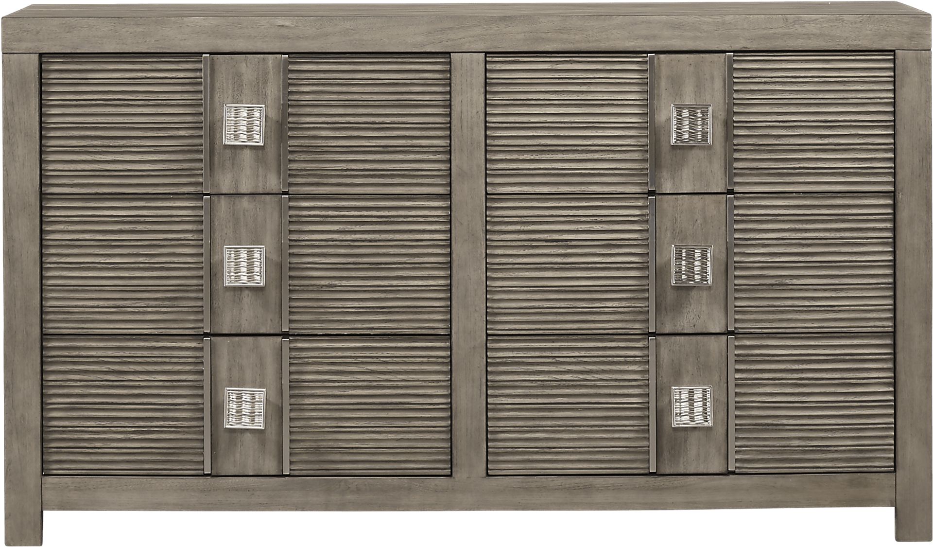 Cindy Crawford Home Belle Haven Gray Dresser - Image 1