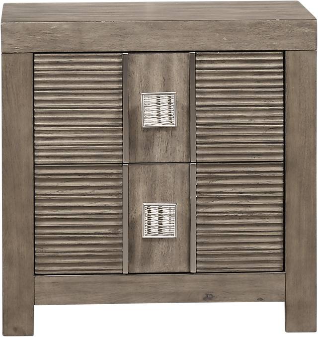 Cindy Crawford Home Belle Haven Gray Nightstand - Thumbnail - Image 1