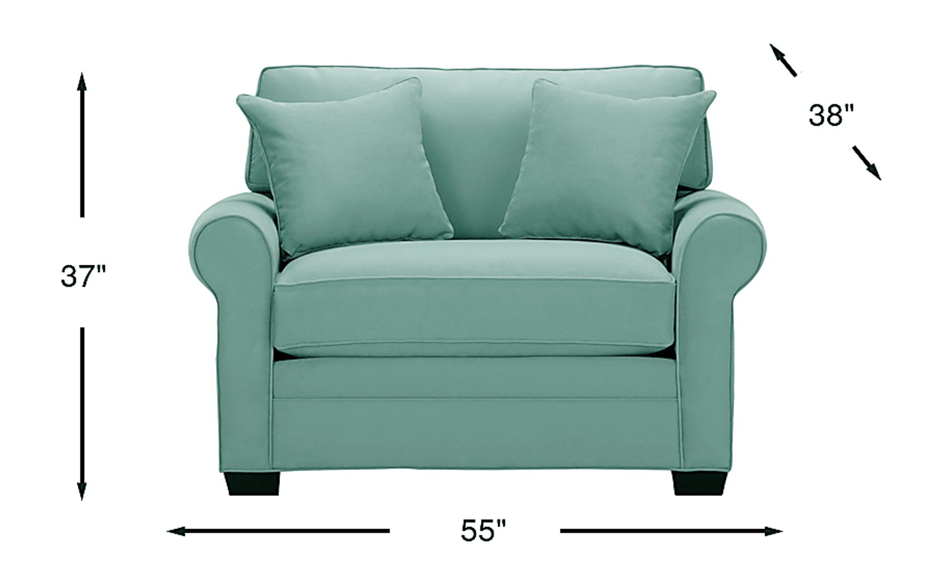 Dimension Image. Please refer to the Dimension Tab on this page for dimension details.