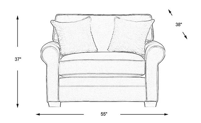 Dimension Image. Please refer to the Dimension Tab on this page for dimension details.