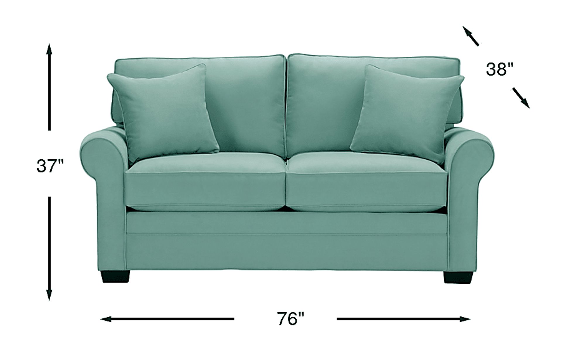 Dimension Image. Please refer to the Dimension Tab on this page for dimension details.