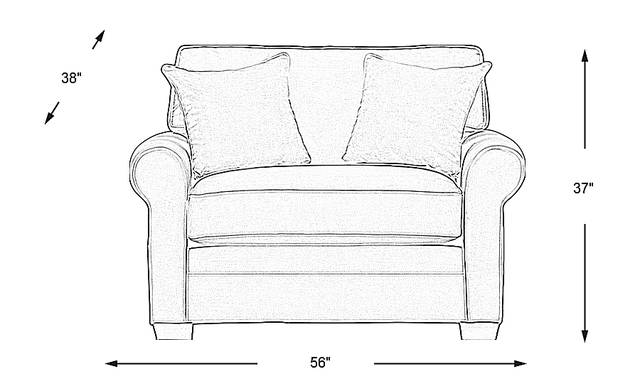 Dimension Image. Please refer to the Dimension Tab on this page for dimension details.