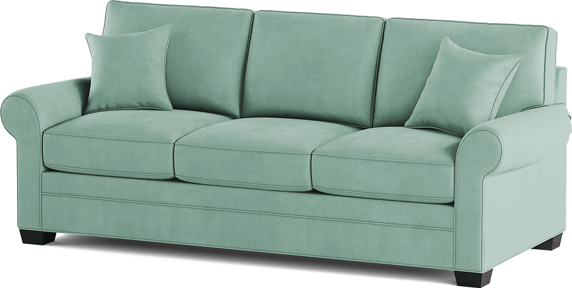Cindy Crawford Home Bellingham Basil Microfiber Sofa - Image 2