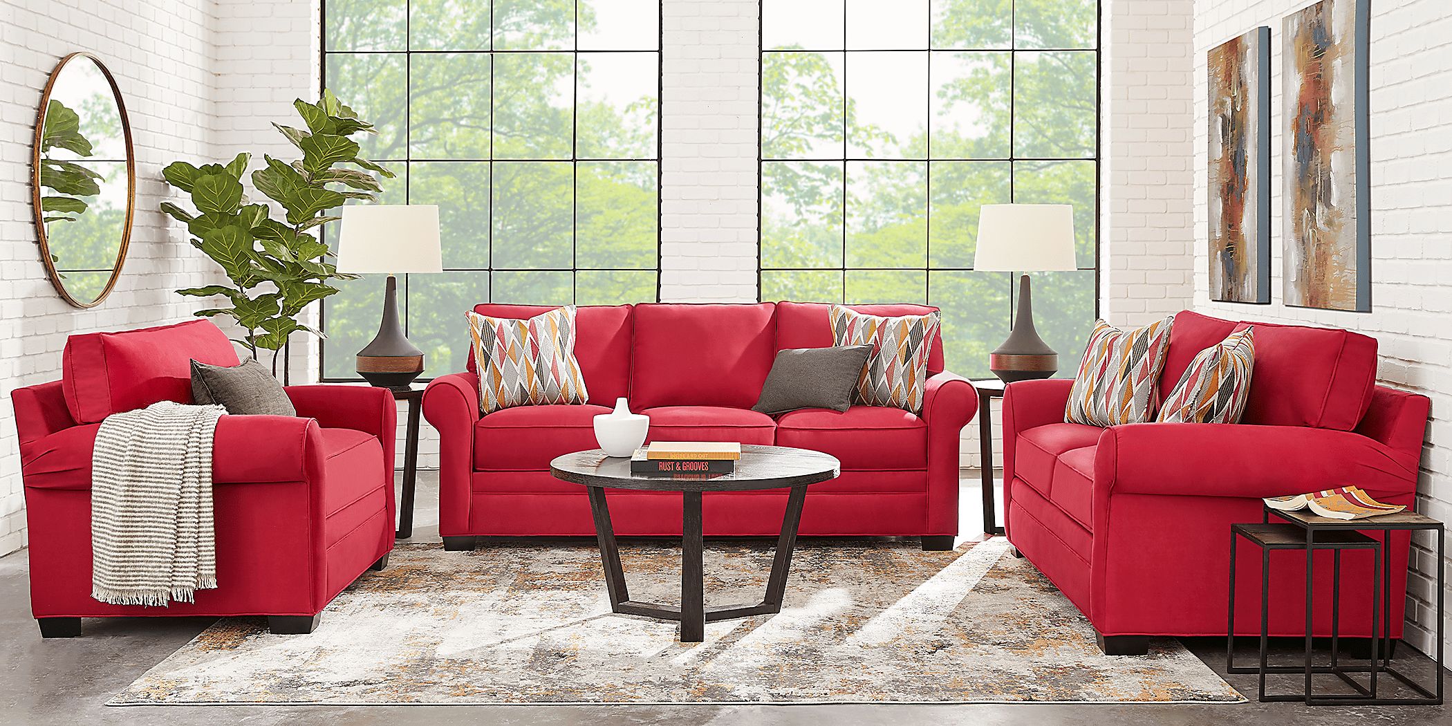 Bridgeport Taupe 5 Pc Living Room Reviews