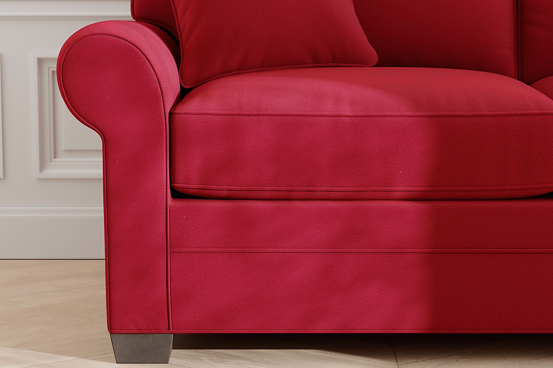 Cindy Crawford Home Bellingham Cardinal Microfiber 7 Pc Living Room with Sleeper Sofa - Image 11