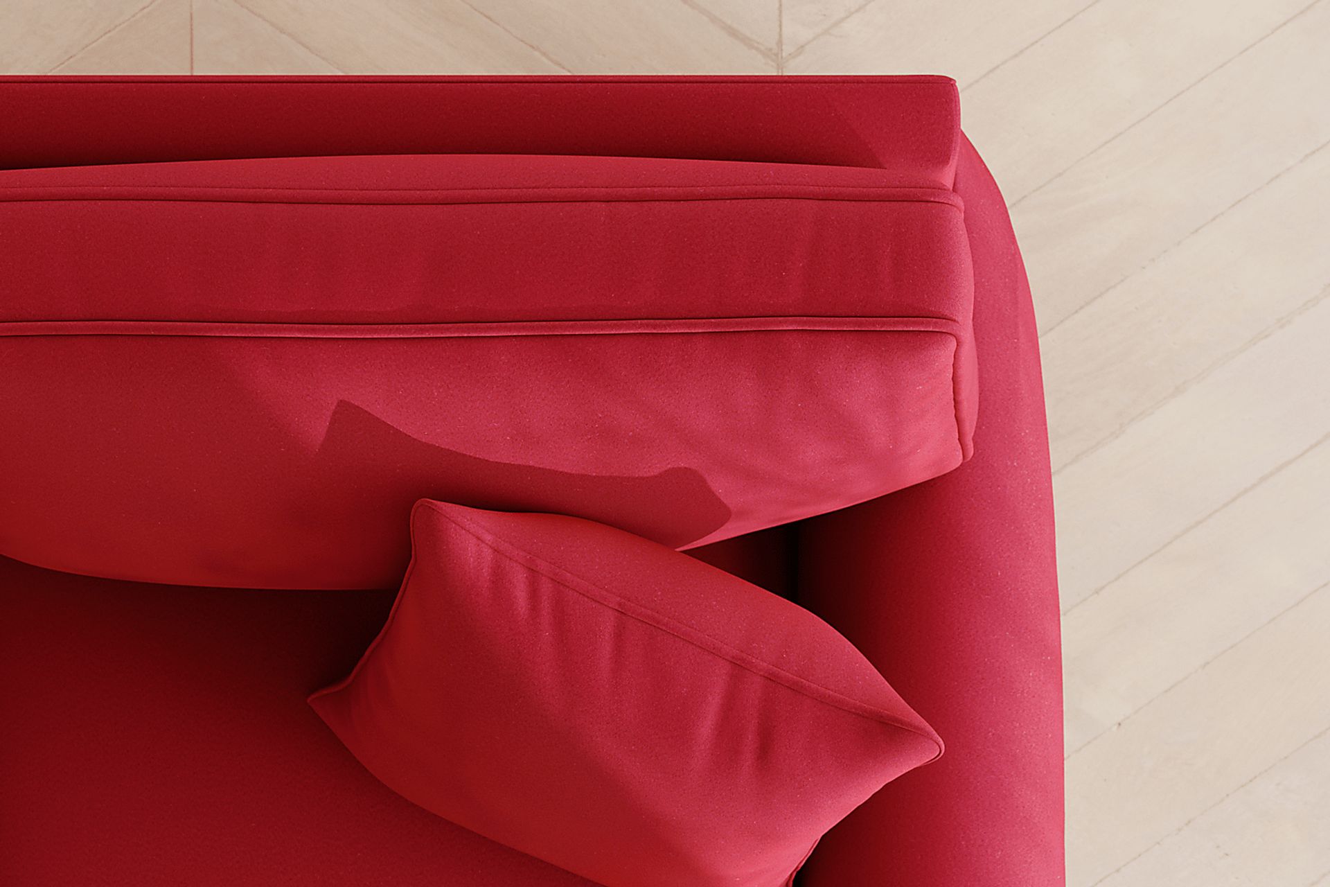 Cindy Crawford Home Bellingham Cardinal Microfiber 7 Pc Living Room with Sleeper Sofa - Image 12