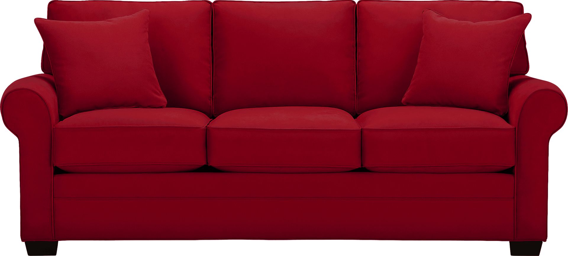 Cindy Crawford Home Bellingham Cardinal Microfiber 7 Pc Living Room with Sleeper Sofa - Image 2