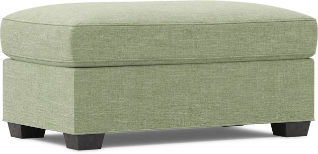 Bellingham Celadon Textured Chenille Ottoman - Thumbnail - Image 1