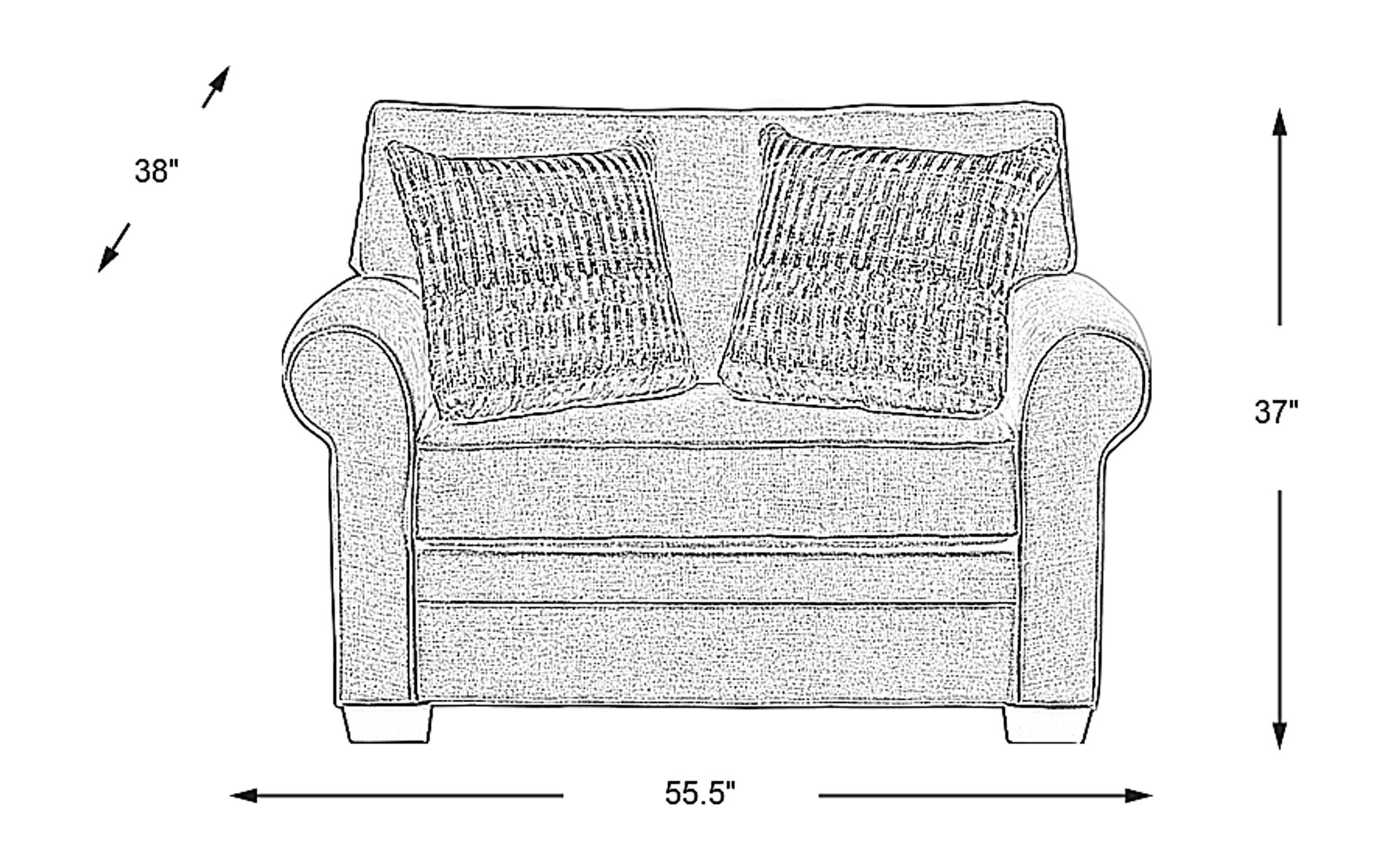 Dimension Image. Please refer to the Dimension Tab on this page for dimension details.