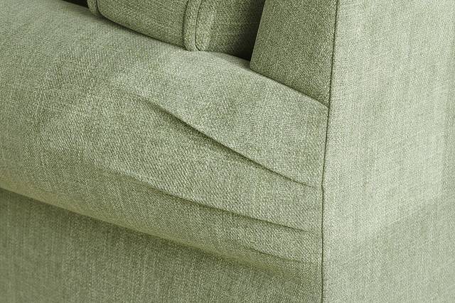 Bellingham Celadon Textured Chenille 7 Pc Living Room w/Gel Foam Sleeper Sofa - Thumbnail - Image 9
