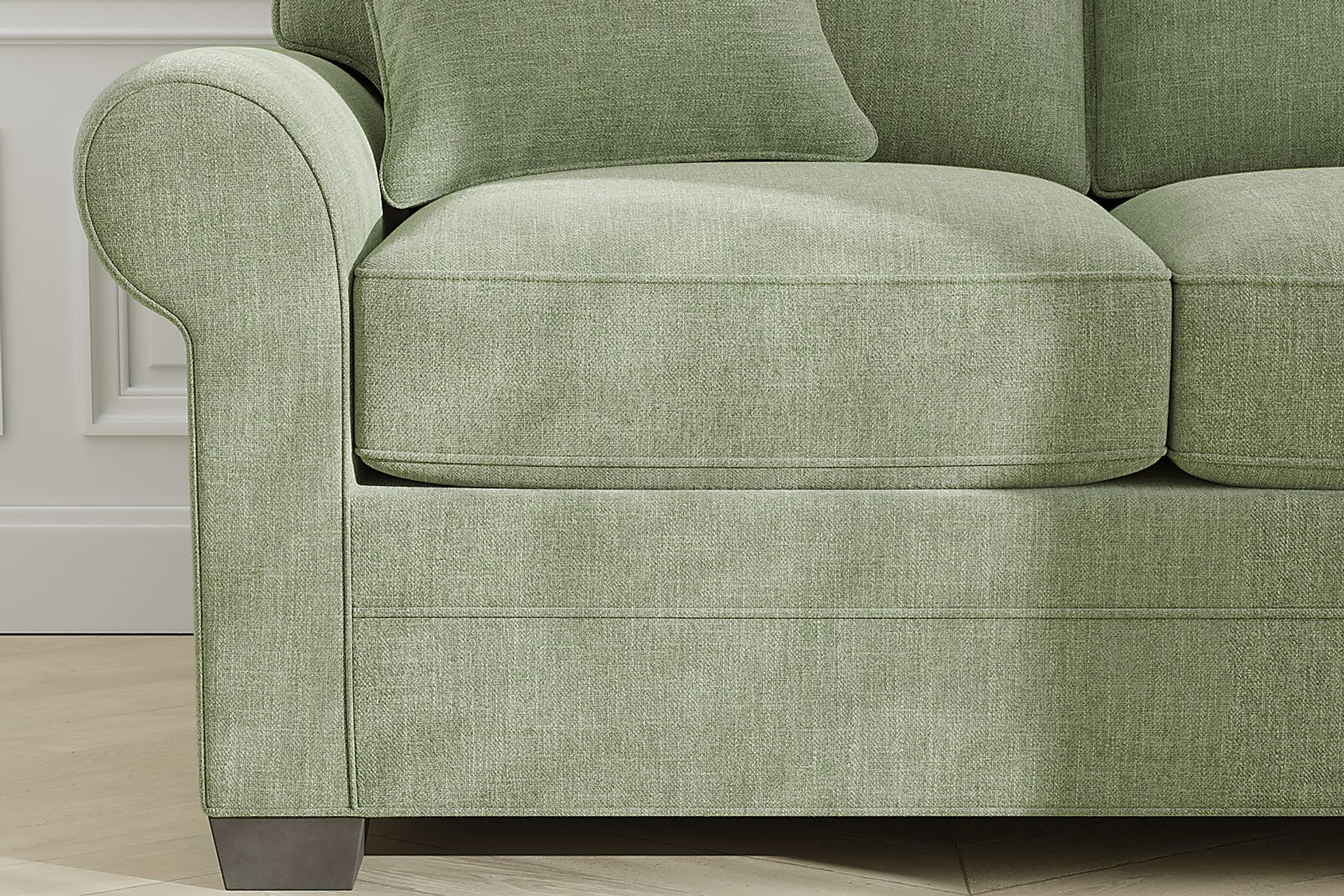 Bellingham Celadon Textured Chenille Gel Foam Sleeper Sofa - Image 9