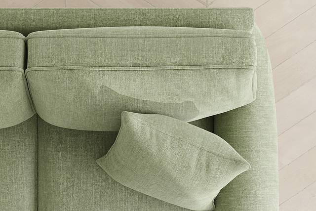 Bellingham Celadon Textured Chenille 7 Pc Living Room w/Gel Foam Sleeper Sofa - Thumbnail - Image 12