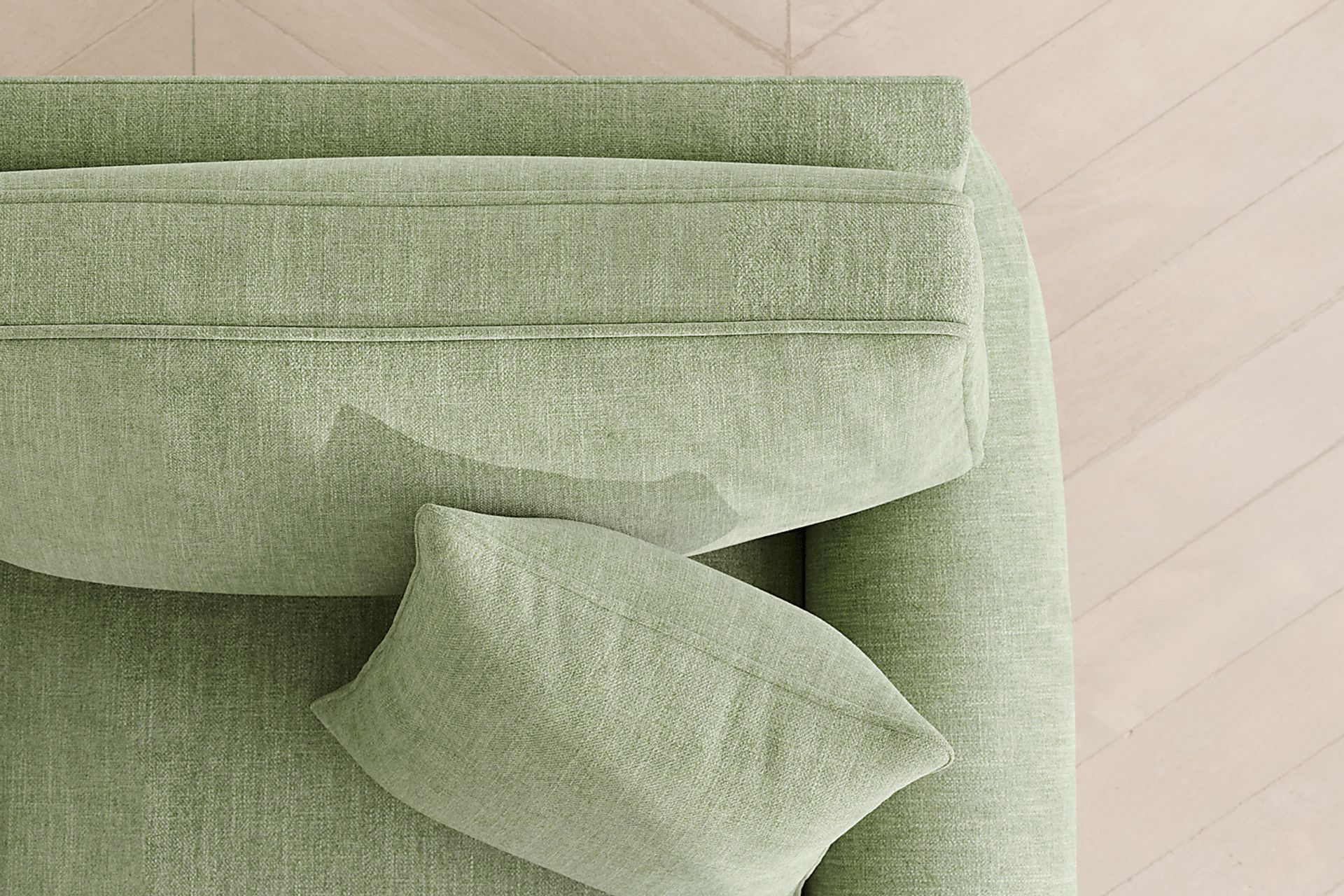 Bellingham Celadon Textured Chenille Loveseat - Image 8