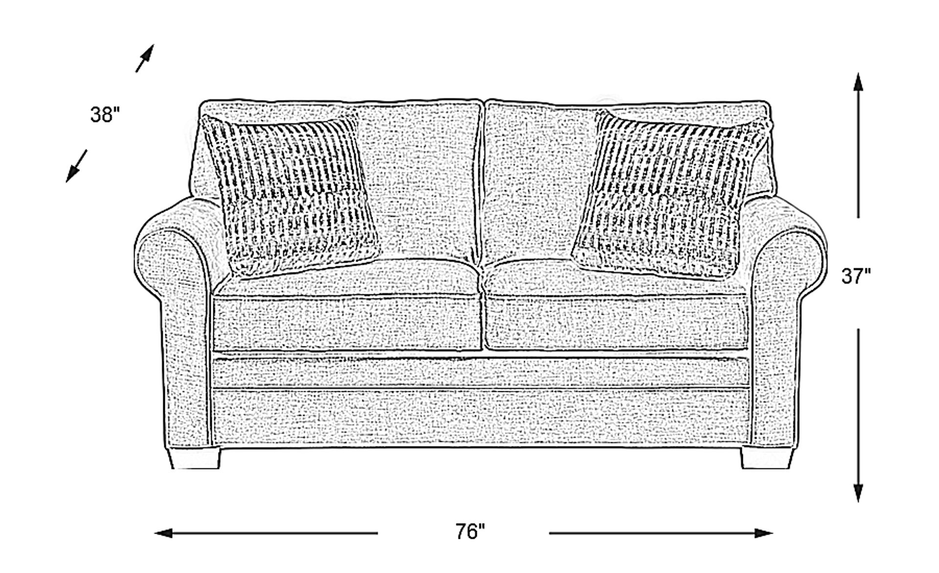 Dimension Image. Please refer to the Dimension Tab on this page for dimension details.